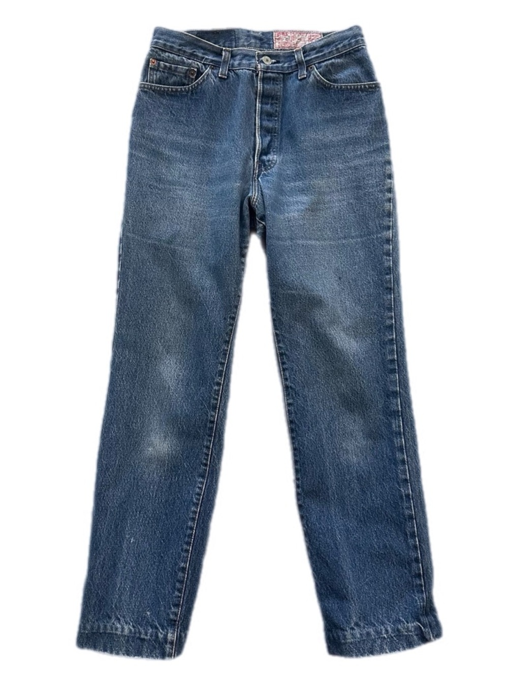 Vintage Levi’s 501 Jeans USA Made 70s 80s Medium Wash Straight Leg Button Fly